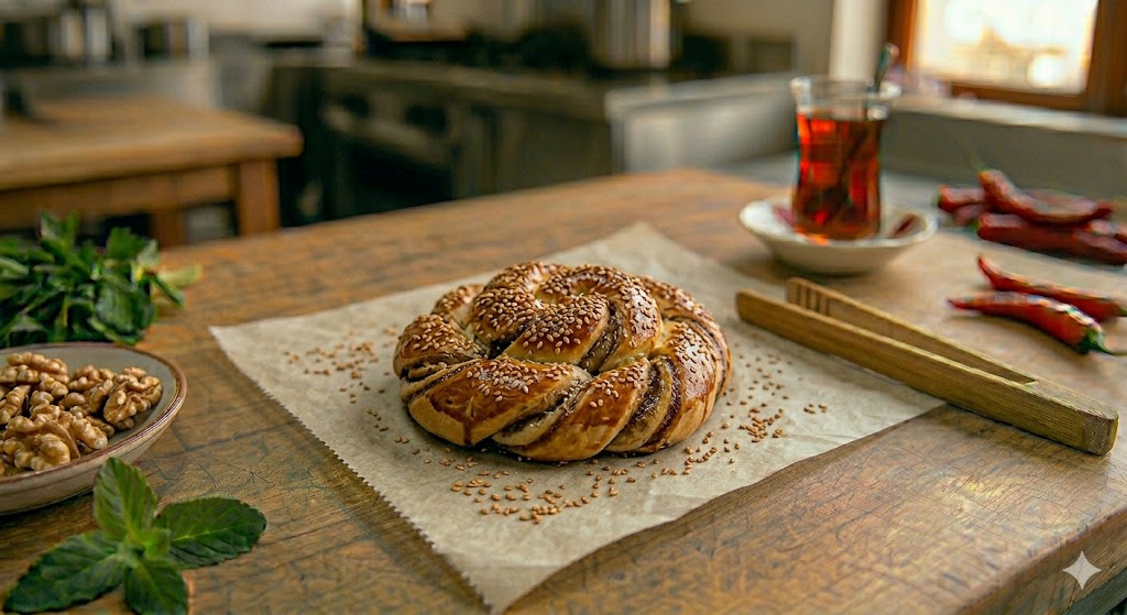 tahinli çörek